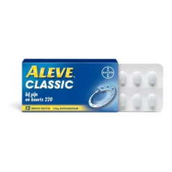 Online Aleve Classic bij o.a. Hoofdpijn Griep Verkoudheid en Koorts 12 tabletten