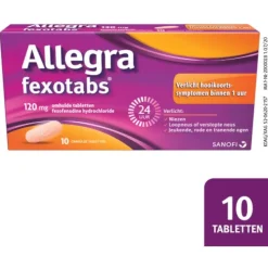 Sale Allegra Fexotabs Hooikoortstabletten 10 Tabletten