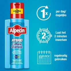 Clearance Alpecin Hybrid Cafeïne Shampoo 250 ML