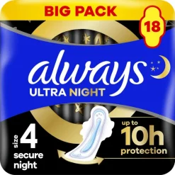 Best Always Maandverband Ultra Secure Night Wings Big Pack