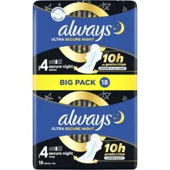 Best Always Maandverband Ultra Secure Night Wings Big Pack