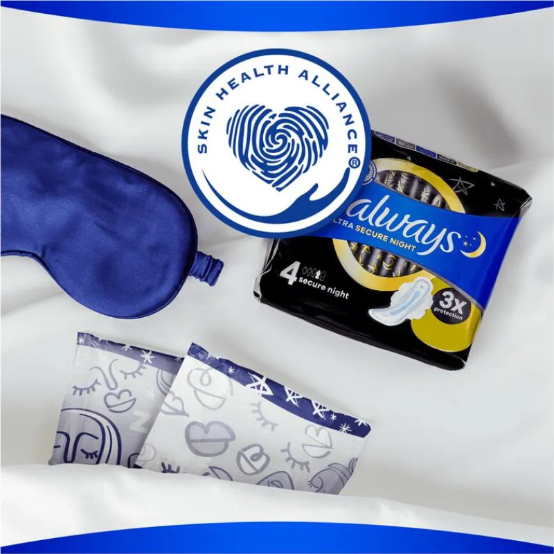 Clearance Always Maandverband Ultra Secure Night Wings Quatro Pack