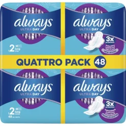 Outlet Always ULTRA PADS WINGS L 48 - QP