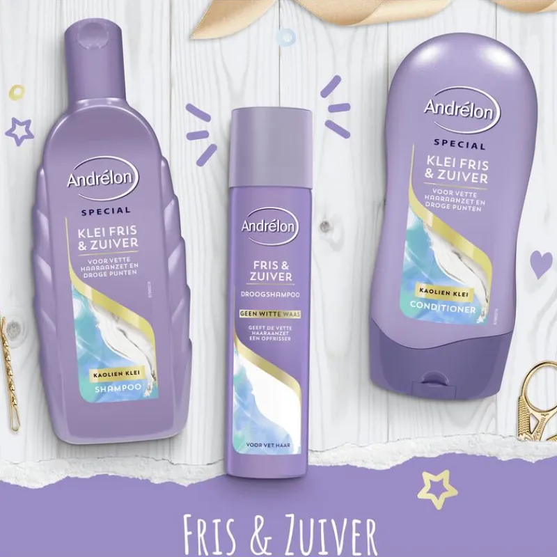 Outlet Andrélon Fris & Zuiver Classic Droogshampoo 245 ML