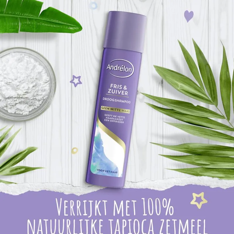 Outlet Andrélon Fris & Zuiver Classic Droogshampoo 245 ML