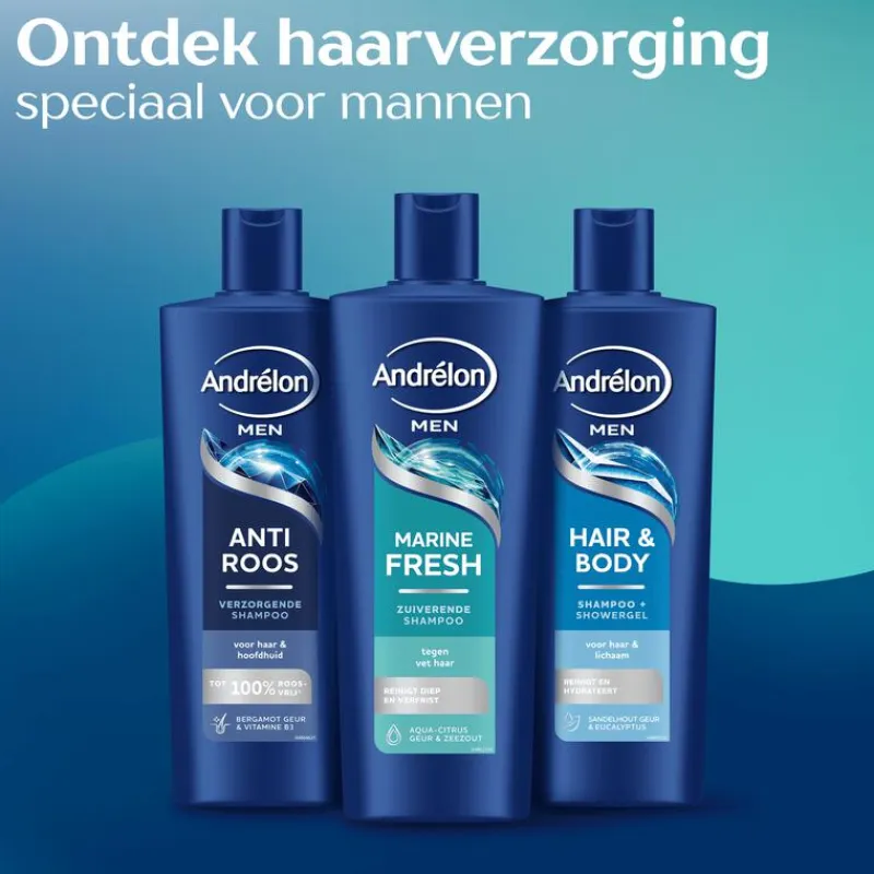 Sale Andrélon Men Marine Fresh shampoo 400 ML