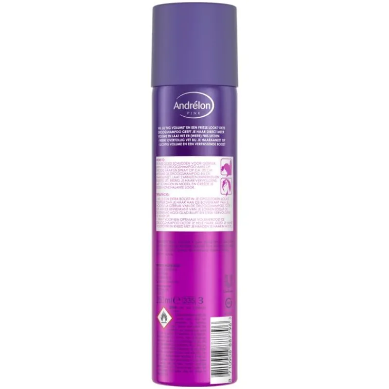 Discount Andrélon Pink Big Volume Droogshampoo 250 ML