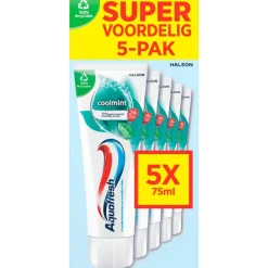 Online Aquafresh Coolmint Tandpasta 5-pack