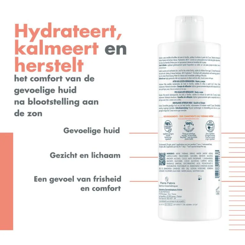 Hot Avène Herstellende Aftersun 400 ML