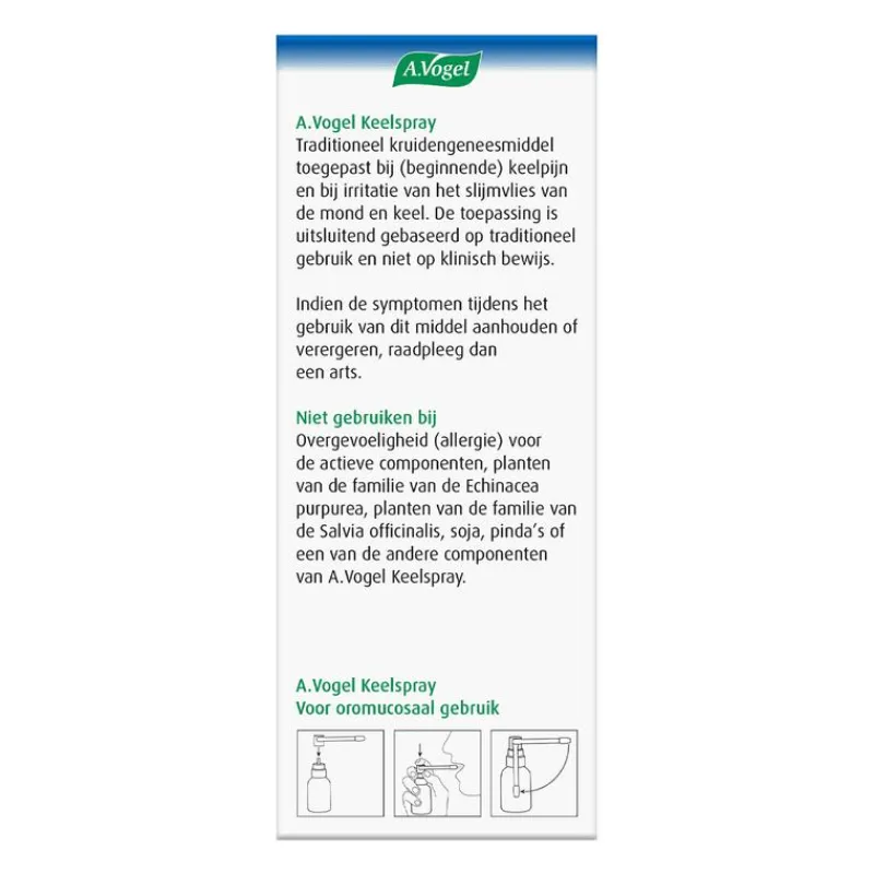 Sale A.Vogel Keelspray Bij Keelpijn Spray 30 ML