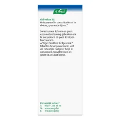 Best A.Vogel Passiflora Rustgevende1* Tabletten Helpt Bij Stressmomenten1* 80 stuks