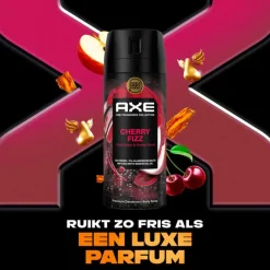 New AXE Fine Fragarance Cherry Fizz Deodorant Bodyspray 150 ML
