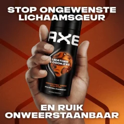 Online AXE Leather & Cookies Deodorant Bodyspray 150 ML
