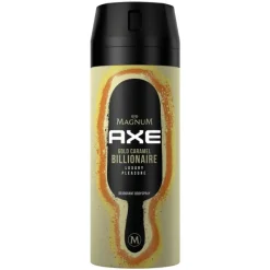 Clearance AXE Magnum Gold Caramel Billionaire Deodorant Bodyspray 150 ML
