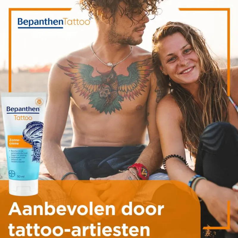 Outlet Bepanthen Tattoo Zonnecreme SPF50 50 ML