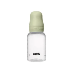 Online Bibs Babyfles 150 ML Sage met Latex speen en opvouwbaar trechtertje