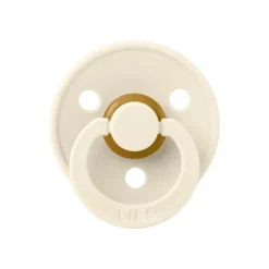 New Bibs Fopspeen Two Pack Natuurlijk Rubber Ivory/Blush Maat 1