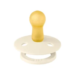 Bibs Fopspeen Two Pack Natuurlijk Rubber Ivory/Dark Oak Maat 2