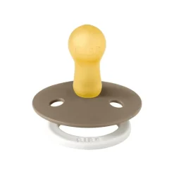 Clearance Bibs Glow in the dark Fopspeen Two Pack Natuurlijk Rubber Vanilla/Dark Oak Maat 2