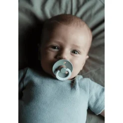 Clearance Bibs Glow in the dark Fopspeen Two Pack Natuurlijk Rubber Vanilla/Dark Oak Maat 2