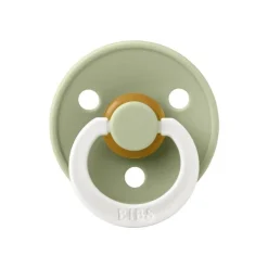 New Bibs Glow in the dark Fopspeen Two Pack Natuurlijk Rubber Sage/Cloud Maat 3