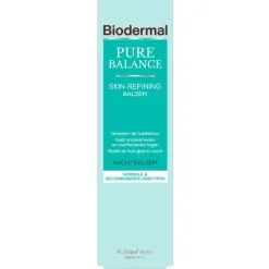 New Biodermal Pure Balance Skin Refresh Nacht Balsem 50 ML