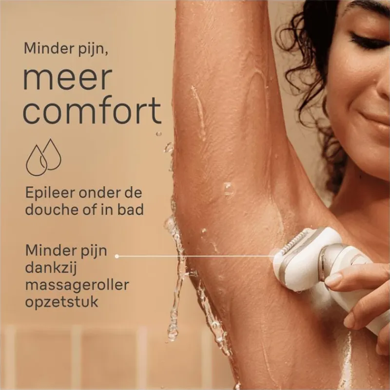 Hot Braun Epilator Silk-épil 9 Flex met 360 Flex Kop