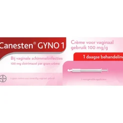 Clearance Canesten GYNO 1 daagse Crème bij vaginale schimmel 1 stuks