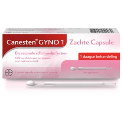 Best Canesten Gyno Zachte Capsule bij vaginale schimmel 1 stuk