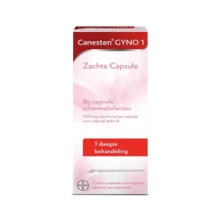 Best Canesten Gyno Zachte Capsule bij vaginale schimmel 1 stuk