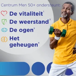 Outlet Centrum Men 50+ Multivitaminen Tabletten 90 stuks