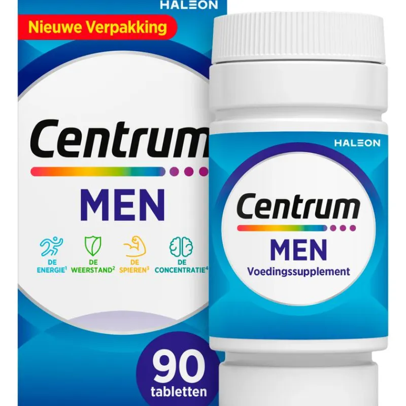 New Centrum Men Multivitaminen Tabletten 90 stuks