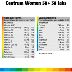 Discount Centrum Women 50+ Multivitaminen Tabletten 30 stuks