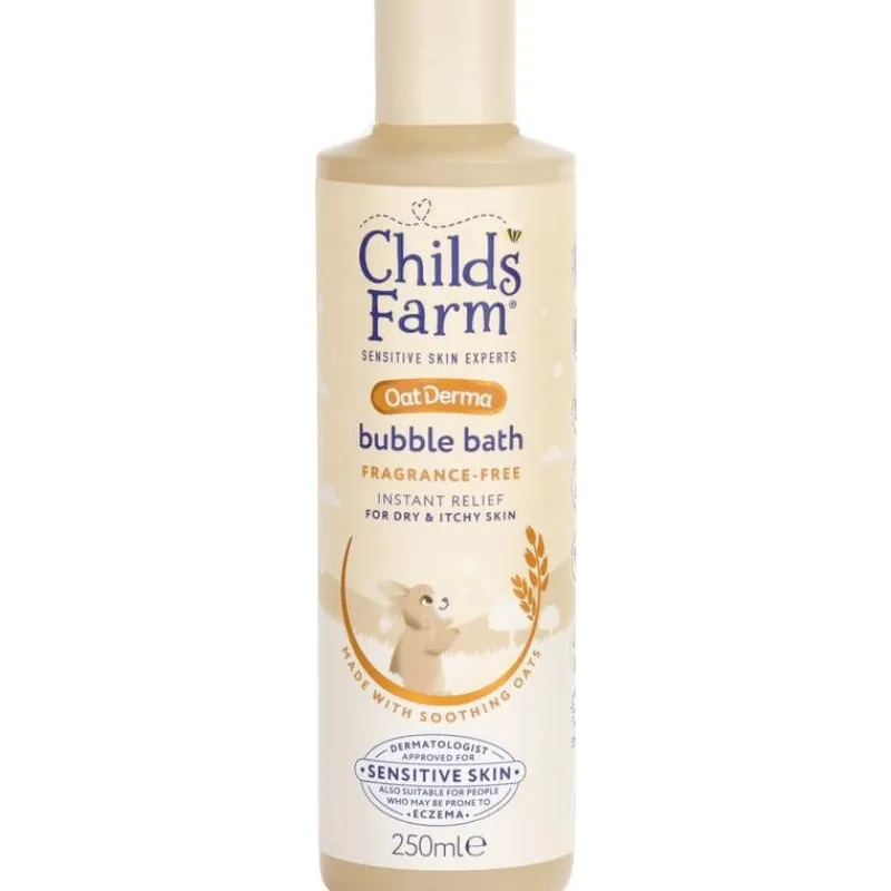 Childs Farm OatDerma Bubble Bath Fragrance Free 250ml