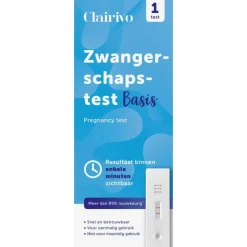 Outlet Clairivo zwangerschapstest cassette 1 stuk