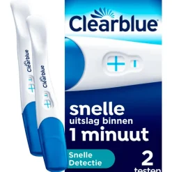 New Clearblue Snelle Detectie Zwangerschapstest 2 Stuks