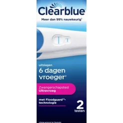 Discount Clearblue Vroege Detectie Zwangerschapstest 2 Stuks