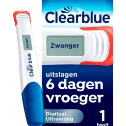 Discount Clearblue Zwangerschapstest Digitaal Ultravroeg 1 Stuk