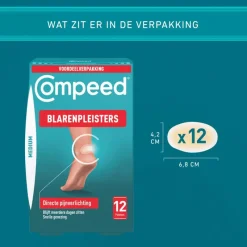 Online Compeed Blarenpleisters Medium 12 Pleisters