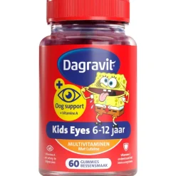 New Dagravit Kids Multivitaminen Gummies Xtra + Eyecare 6-12 jaar 60 stuks