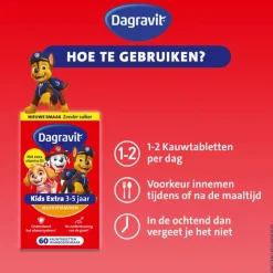 Online Dagravit Kids Multivitaminen Gummies Xtra 3-5 jaar 60 stuks