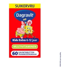 Outlet Dagravit Kids Multivitaminen Xtra 6-12 jaar 60 stuks