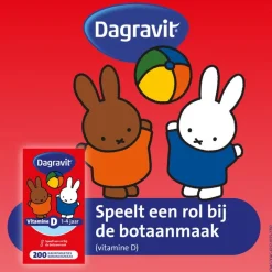 Dagravit Kids Vitamine D 200 kauwtabletten