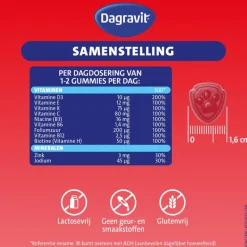 Clearance Dagravit Kids Xtra Paw Patrol 3-5 jaar 60 gummies