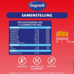 Sale Dagravit Kids-Xtra 6-12 jaar Vitaminions 120 gummies
