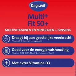 Dagravit Vitaal 50+ 100 tabletten