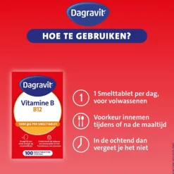 New Dagravit Vitamine B12 1000μg 100 smelttabletten