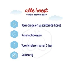 Sale Dampo Kids Kindersiroop Alle Hoest + Vrije Luchtwegen Suikervrij 120 ML