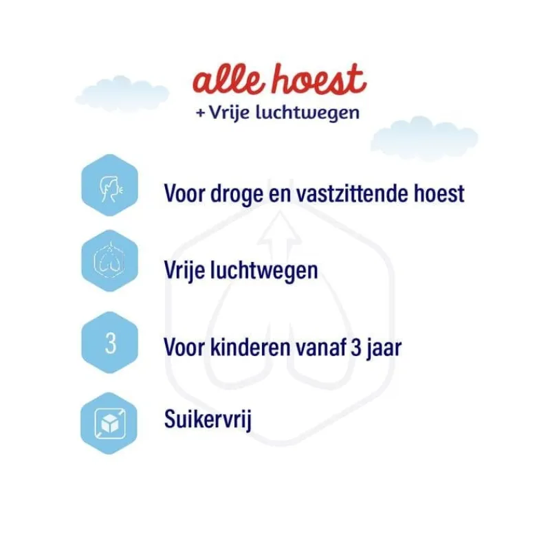 Sale Dampo Kids Kindersiroop Alle Hoest + Vrije Luchtwegen Suikervrij 120 ML