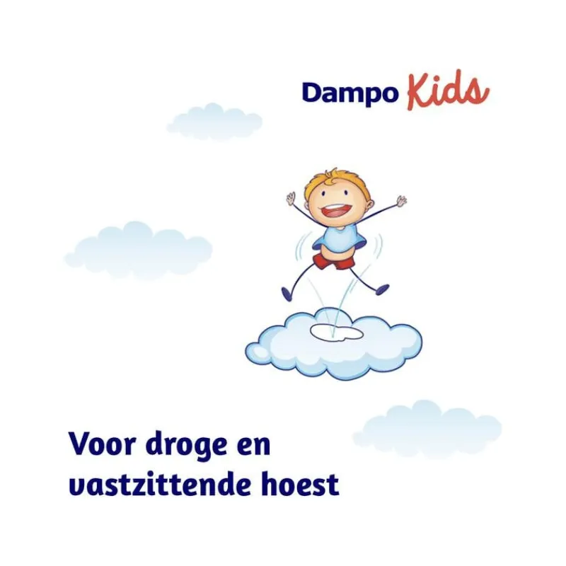 Sale Dampo Kids Kindersiroop Alle Hoest + Vrije Luchtwegen Suikervrij 120 ML
